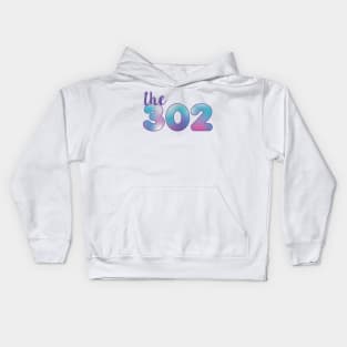 The 302 Area Code Kids Hoodie